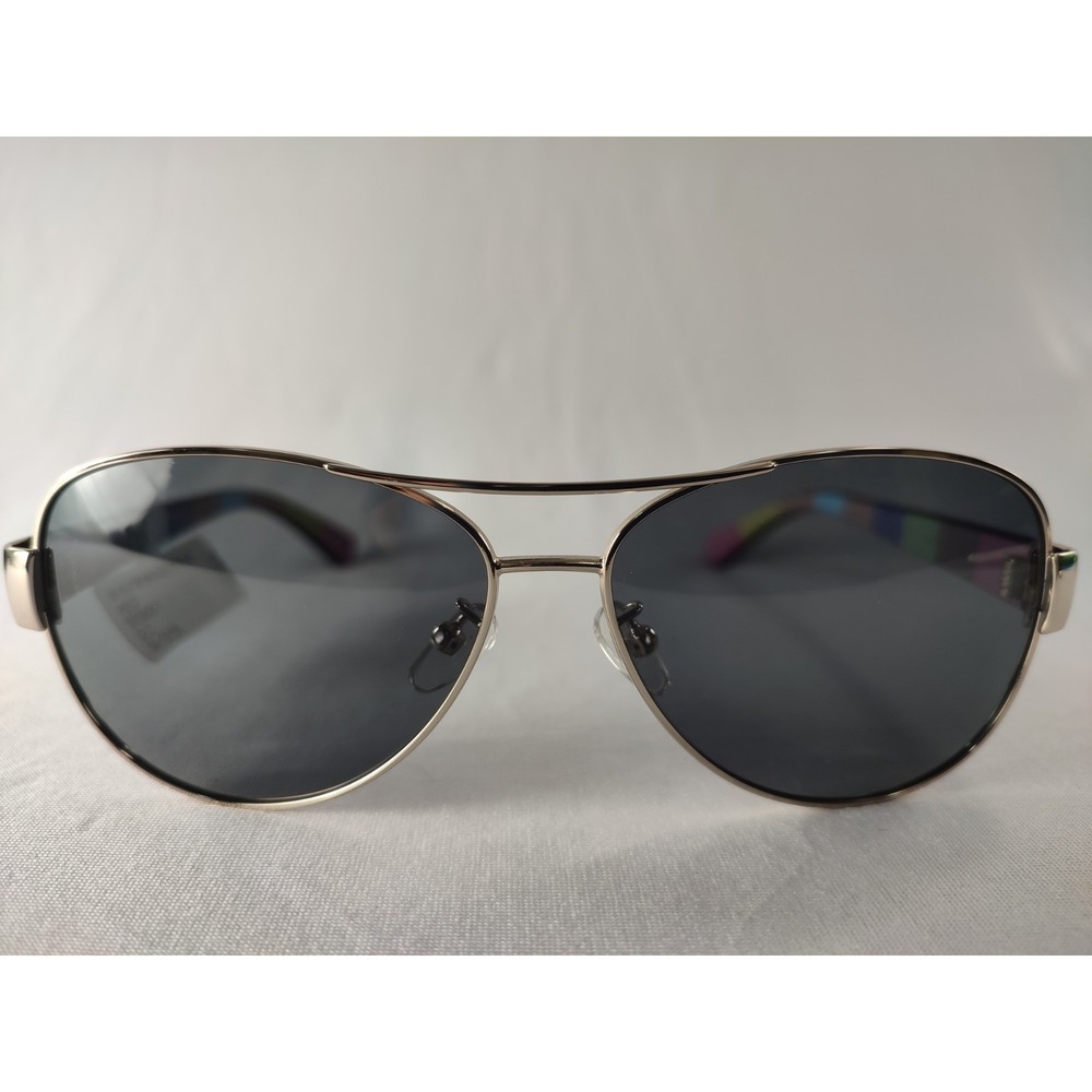 Hard Candy Women's Aviator Sunglasses Gold Metal Polarized Lens NWT HS02P - Picture 2 of 10